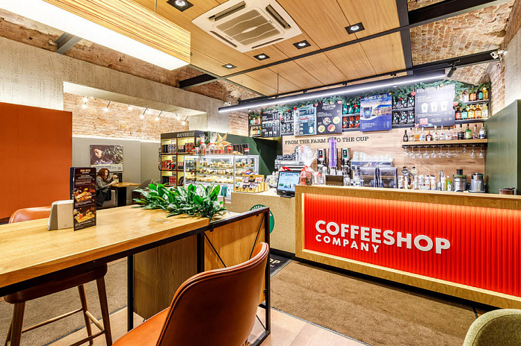 Coffeeshop Company, сеть венских кофеен - освещение рис.3